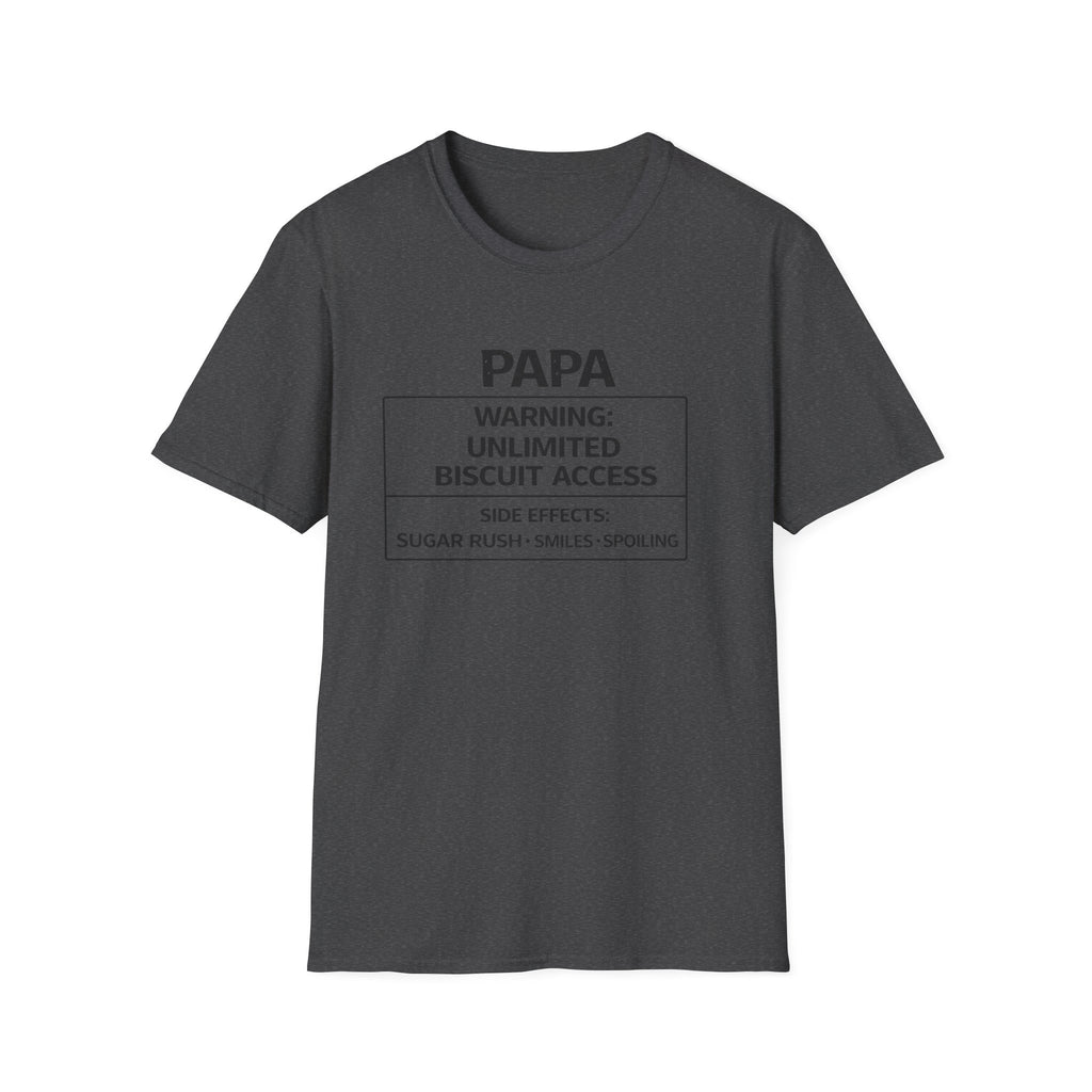 Papa Warning: Unlimited Biscuit Access T-Shirt