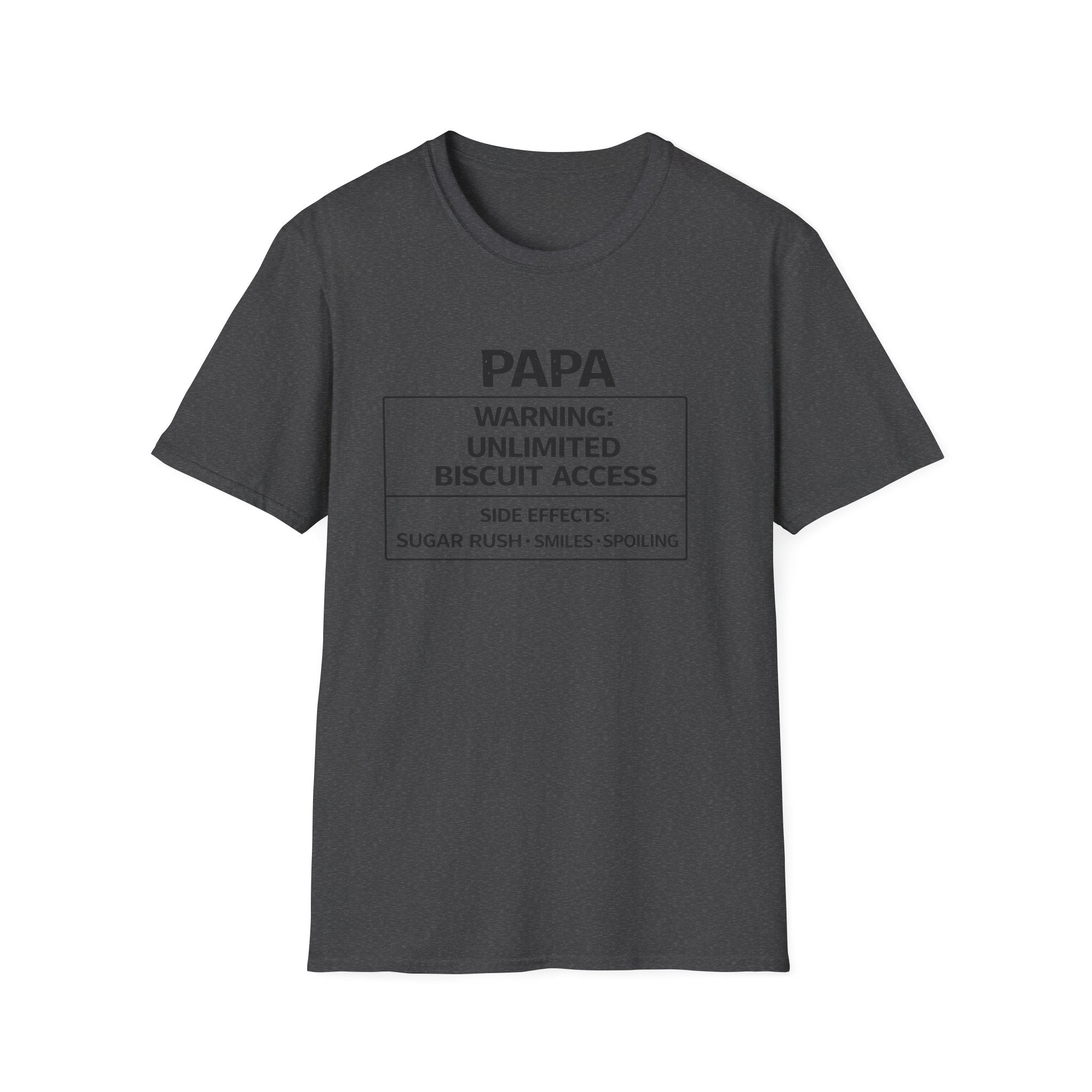Papa Warning: Unlimited Biscuit Access T-Shirt