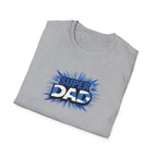 Super Dad T-Shirt — Scotland Flag themed Comic-Style Father's Day Gift