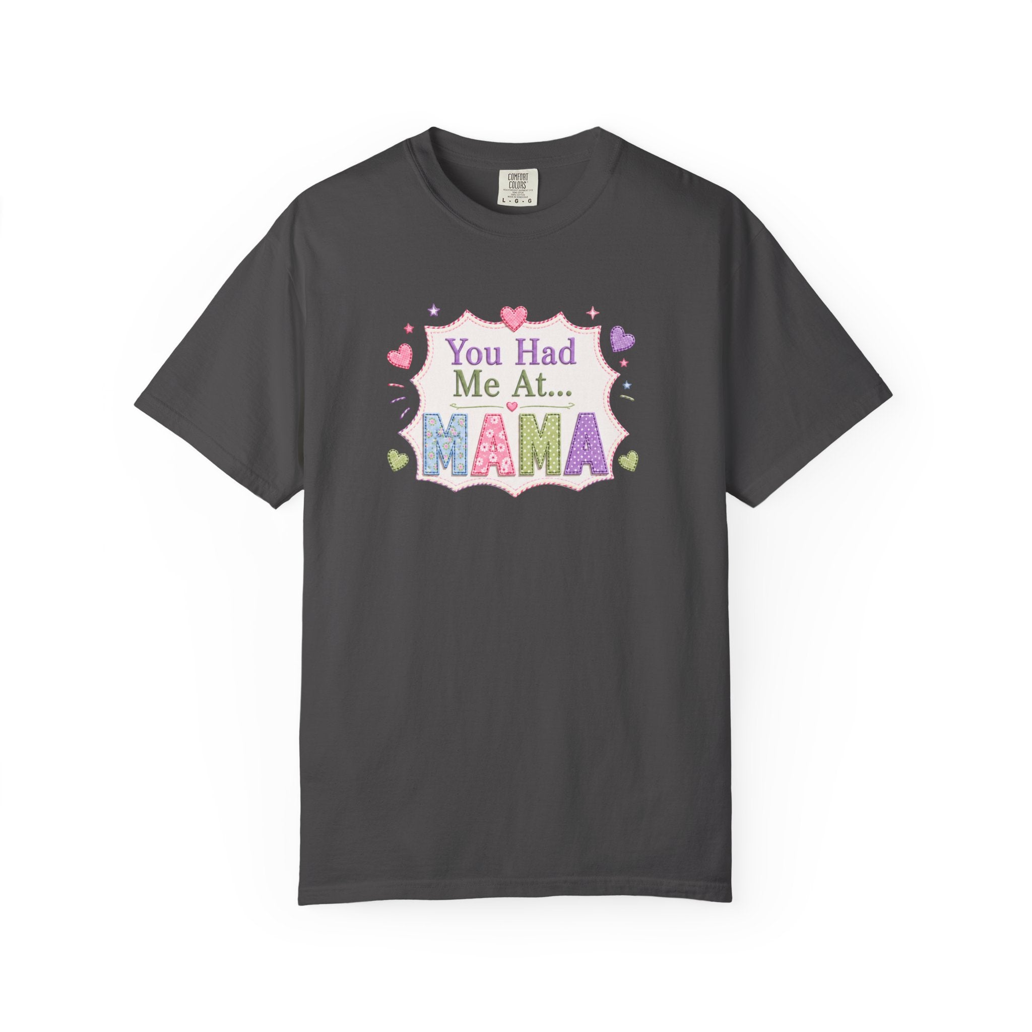You Had Me At Mama T-Shirt — Cute Pastel Mom Graphic Tee for Mother's Day