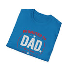 Promoted to Dad T-Shirt — New Dad Announcement Gift, Father’s Day Tee