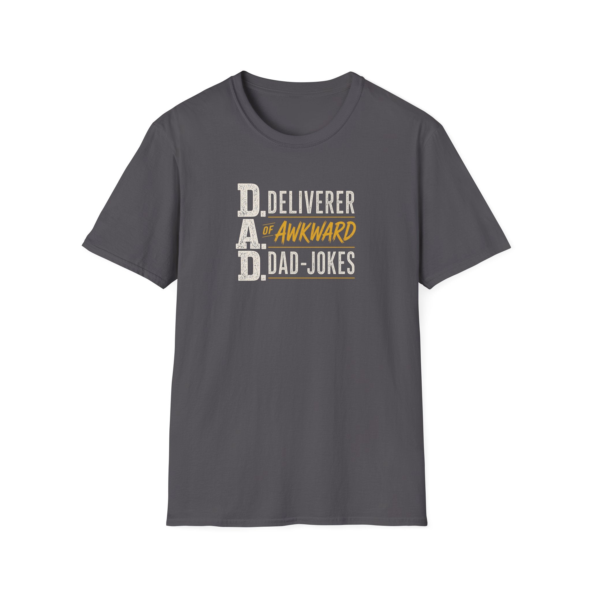 Dad T‑Shirt — D.A.D. "Deliverer of Awkward Dad‑Jokes" Funny Fathers Day Tee