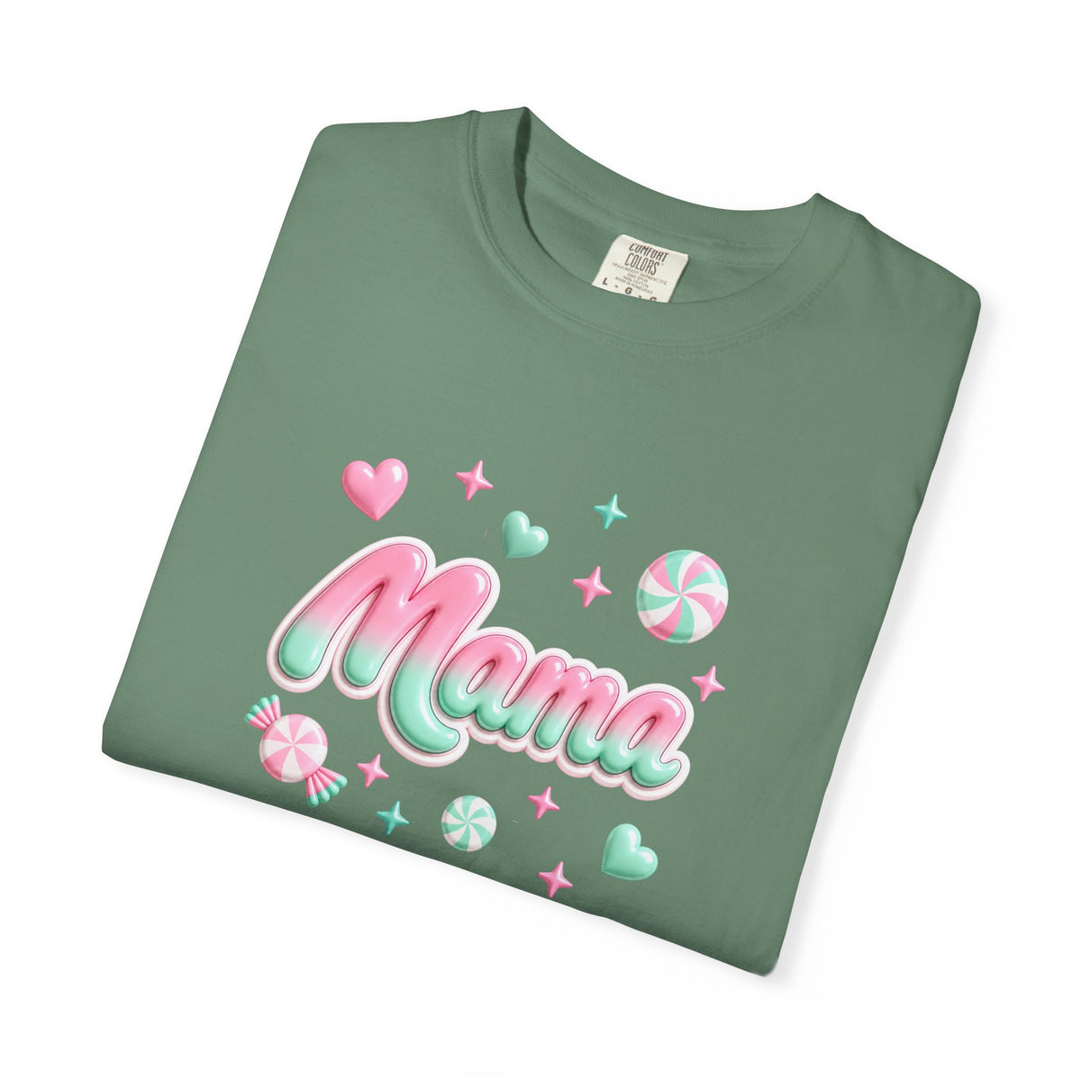 Mama Pastel Candy Script T-Shirt