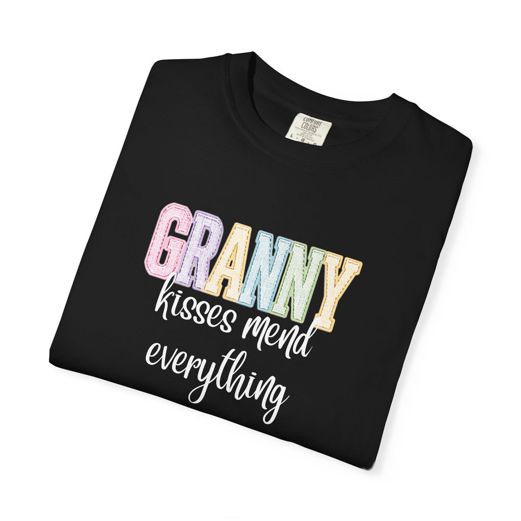 Granny Kisses Mend Everything T-Shirt — Pastel Grandma Gift