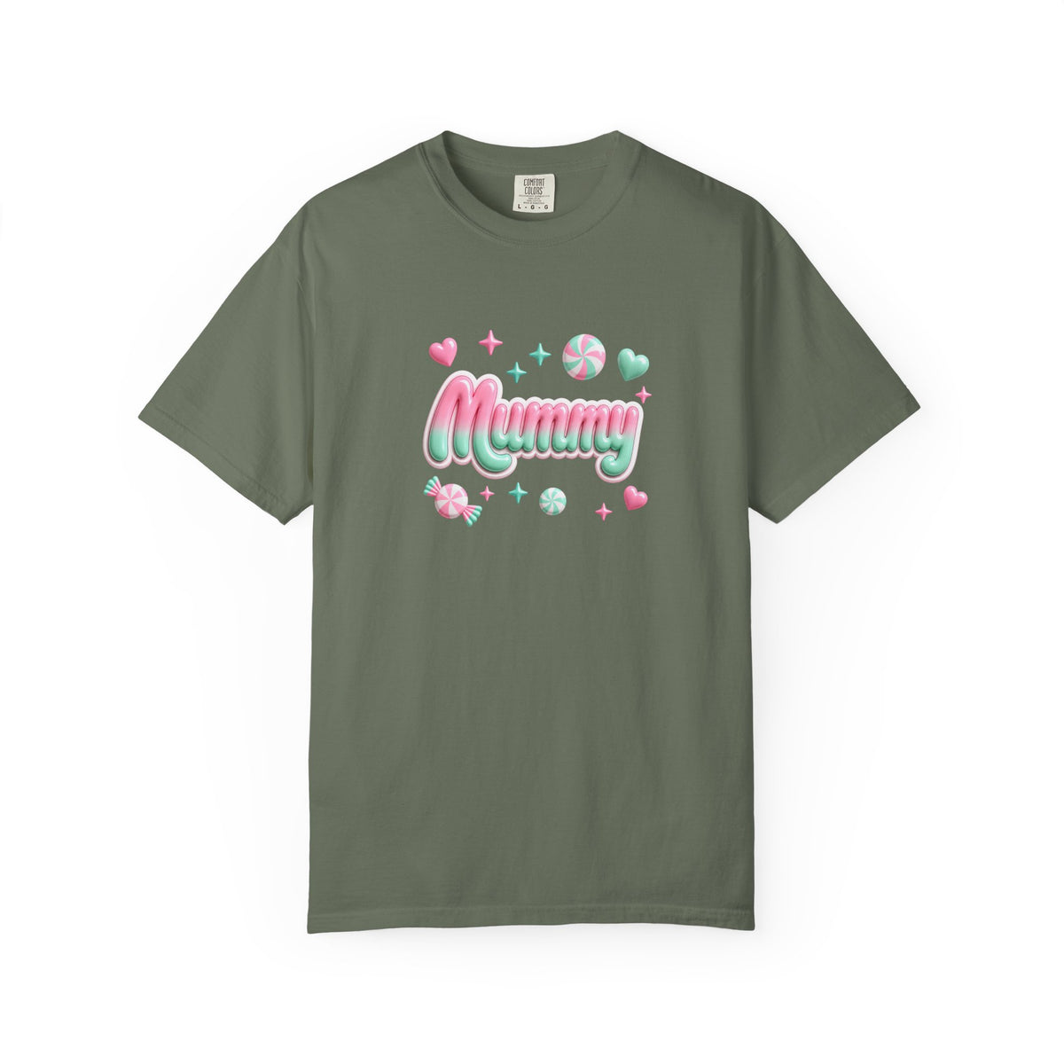 Mummy Pastel Candy Script T-Shirt