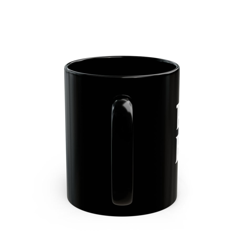 Black Mug — 'Papa is the Boss' Funny Coffee Cup, Father's Day Gift (11oz & 15oz)