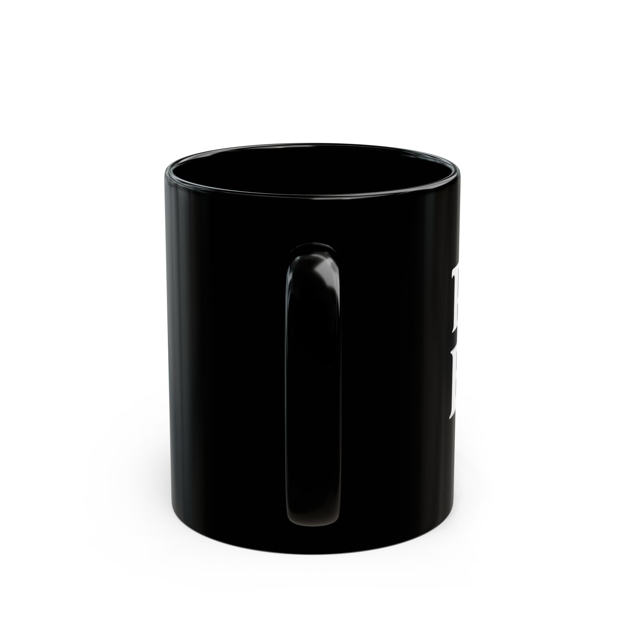 Black Mug — 'Papa is the Boss' Funny Coffee Cup, Father's Day Gift (11oz & 15oz)