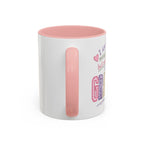 Mama Accent Coffee Mug – Colorful 'Mama' Heart Design, Mother's Day Gift (11/15oz)