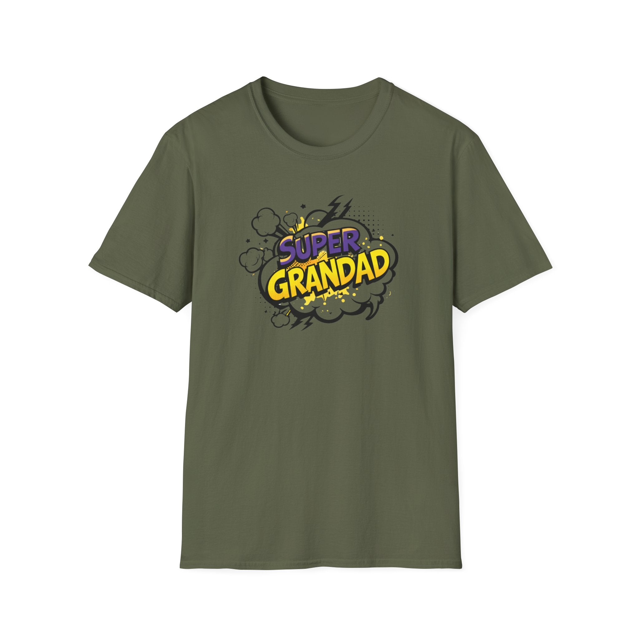 Super Grandad Comic-Style T-Shirt