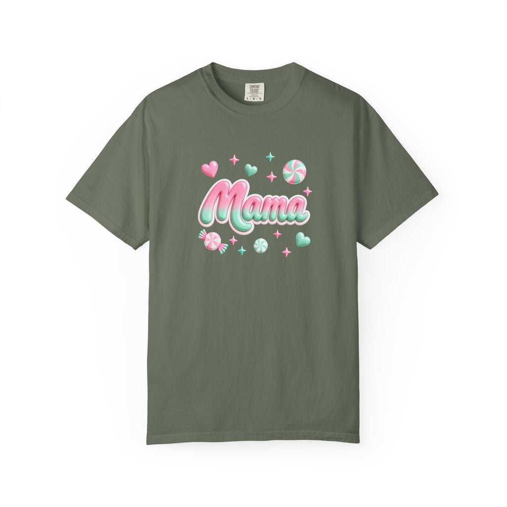 Mama Pastel Candy Script T-Shirt