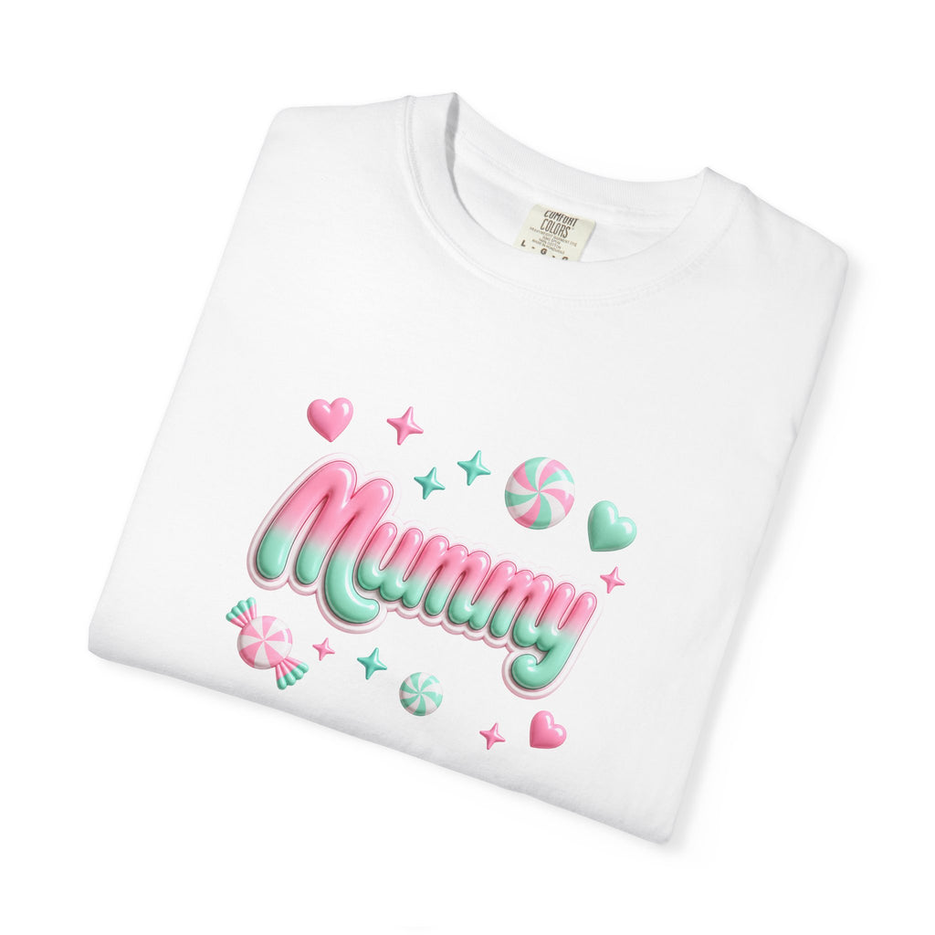 Mummy Pastel Candy Script T-Shirt