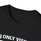 Grandad Biscuits T-Shirt — "I Only Visit Grandad for the Biscuits" Funny Grandpa Tee