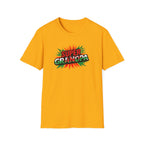 Super Grandpa Welsh Flag/ Wales themed T-Shirt – Retro Comic Gift Tee for Grandfather | Father’s Day & Birthday Present