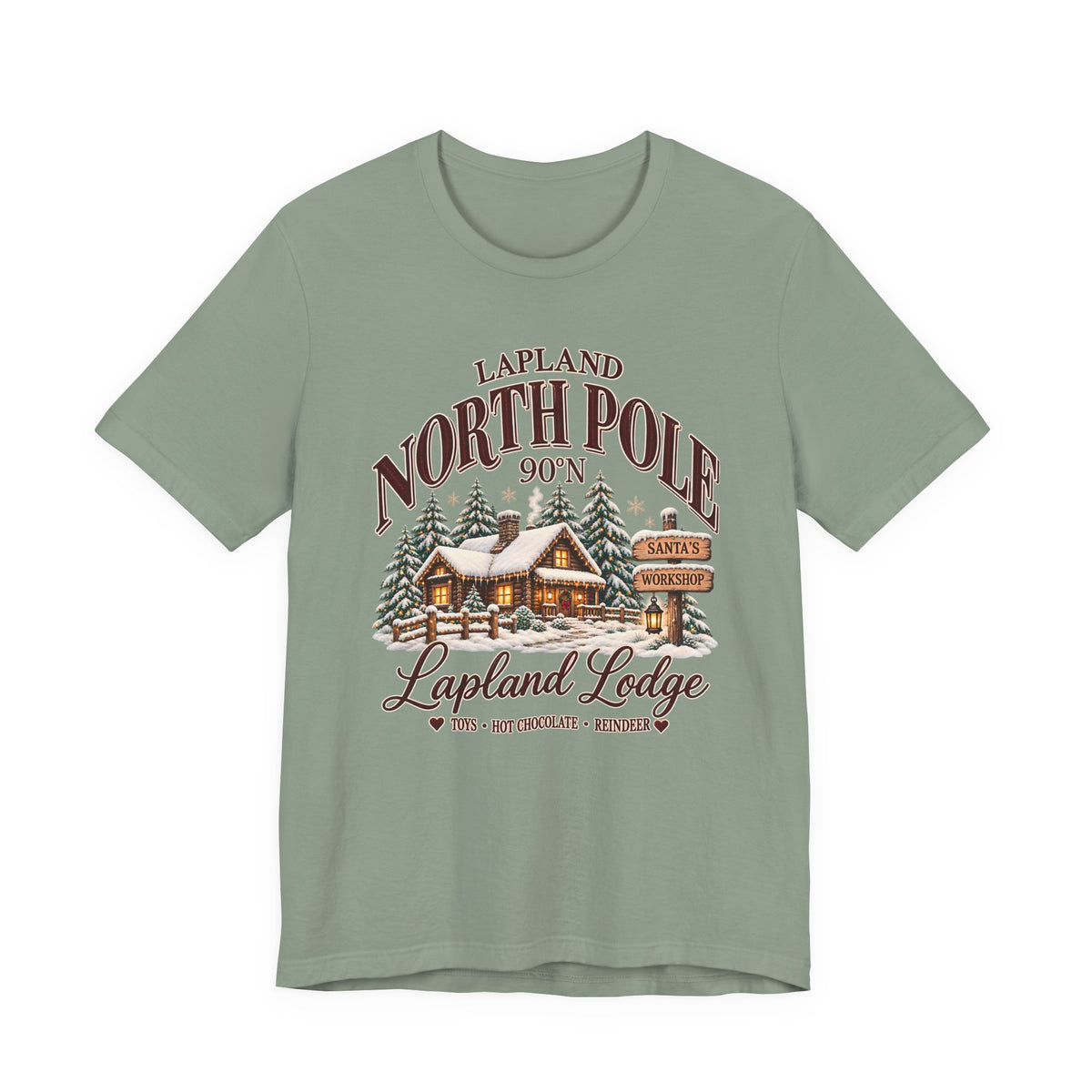 Lapland North Pole Lodge Christmas T-Shirt