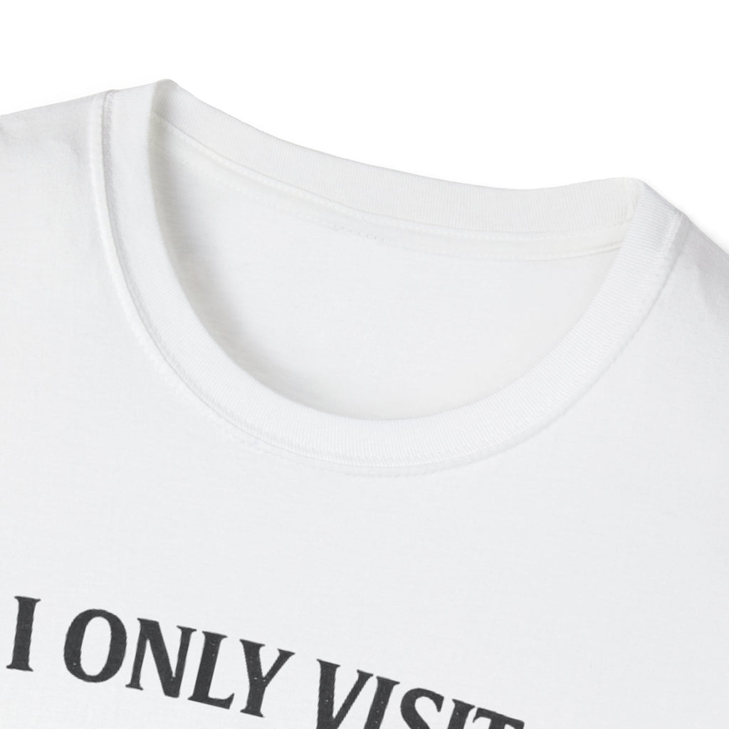 Grandad Biscuits T-Shirt — "I Only Visit Grandad for the Biscuits" Funny Grandpa Tee