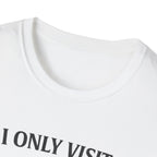 Grandad Biscuits T-Shirt — "I Only Visit Grandad for the Biscuits" Funny Grandpa Tee