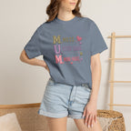 Mom Acronym T-Shirt — "M.U.M. Mess, Utter Chaos, Mini-Hugs" Cute Mom Graphic Tee