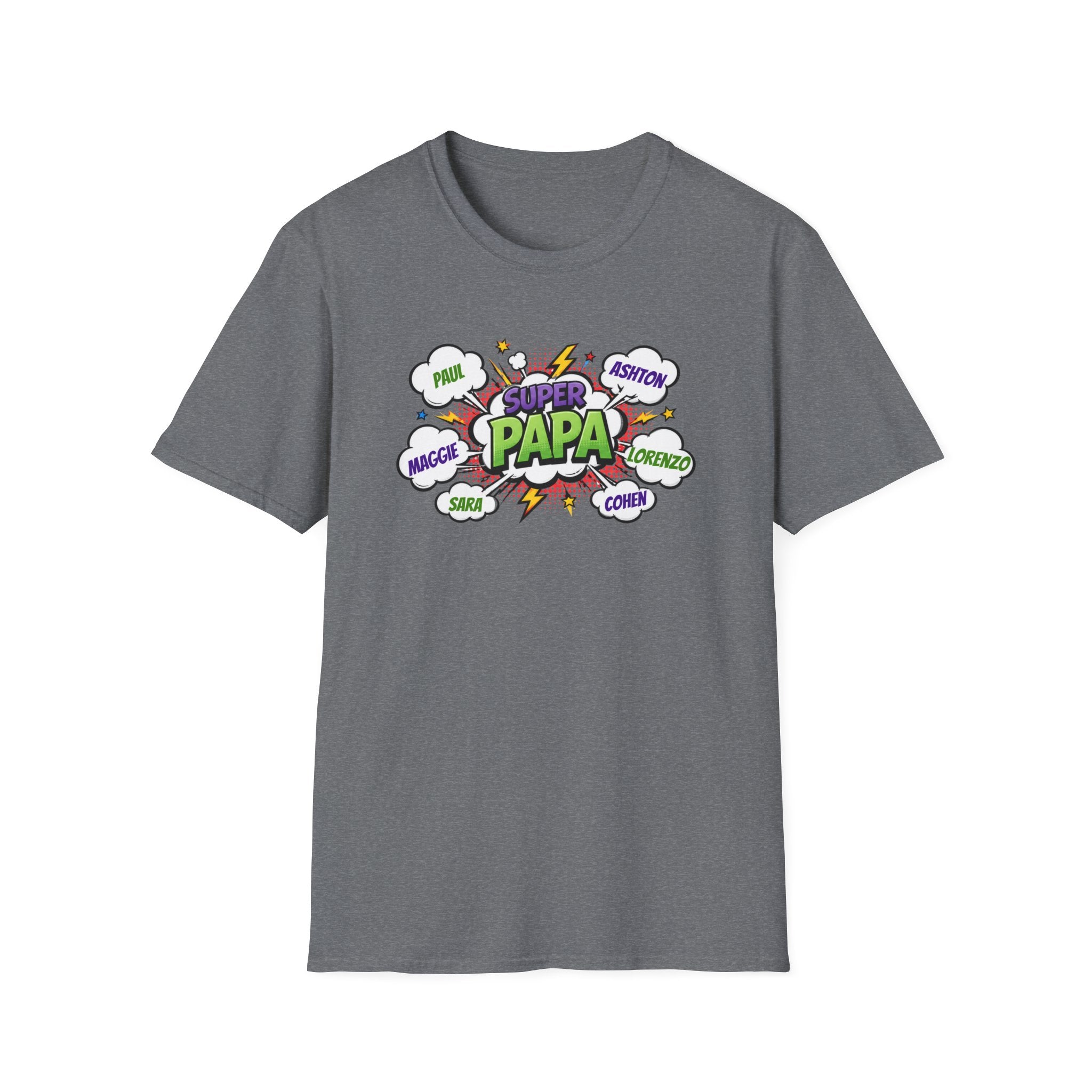 Super Papa Comic T-Shirt — Funny Father’s Day Gift