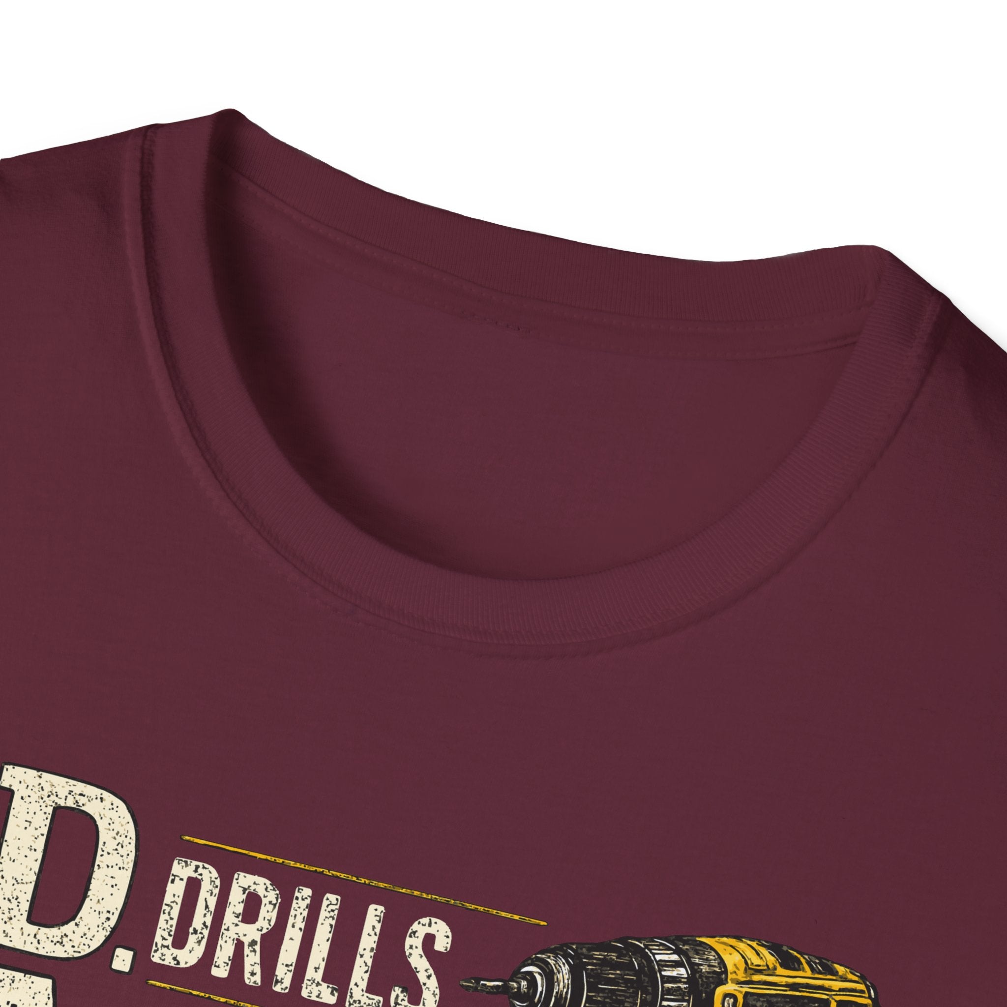 Drills and Damage Dad T-Shirt – Funny Father’s Day Tool Lover Tee