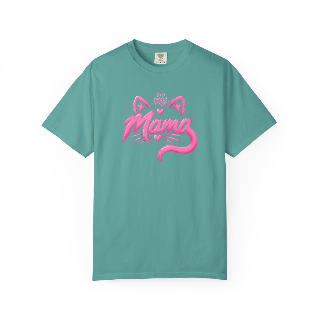 Mama Cat Crown T‑Shirt