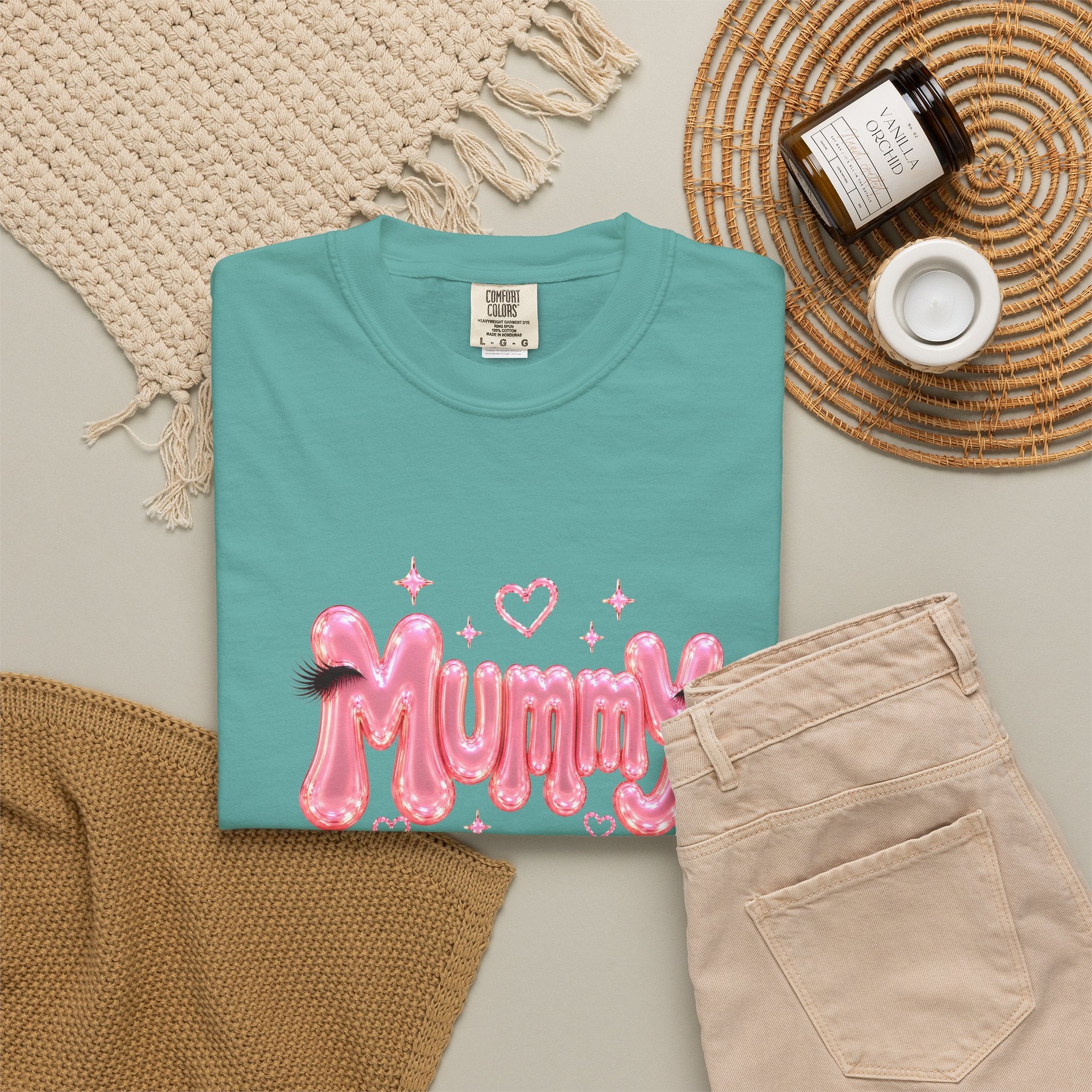 MUMMY Pink Balloon Eyelashes T-Shirt