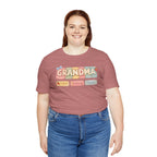 Grandma Floral Retro Tee — "Grandma" Names Design (Aileen • Wendy • Peyton)