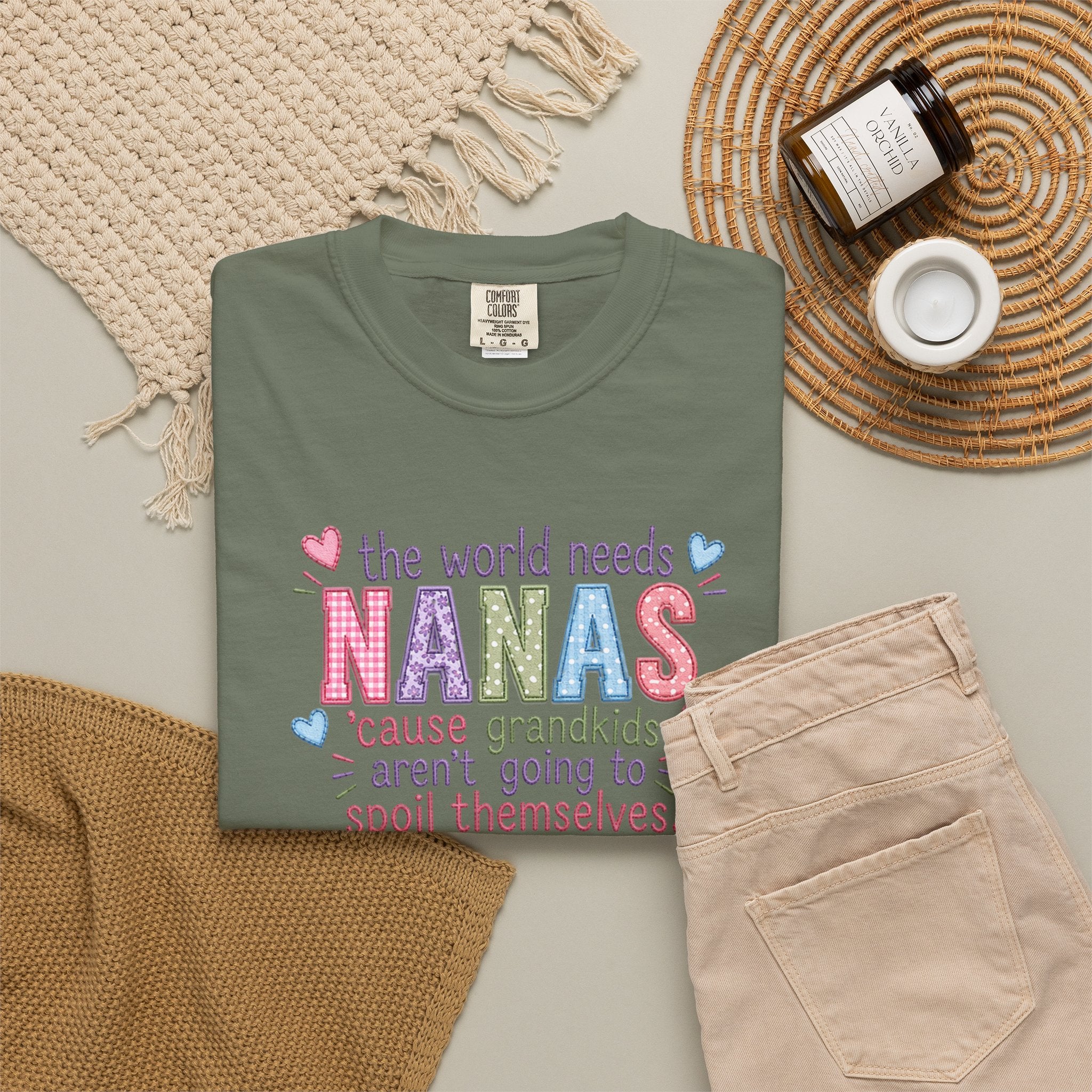 Nanas T-Shirt — "The World Needs Nanas" Cute Grandkids Gift Tee