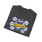 Super Grandad Comic-Style T‑Shirt — "Super Grandad" Graphic Tee, Father's Day & Grandparents Gift