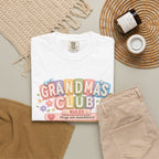 Grandma's Club T-Shirt — Cute Floral 'Grandma's Club' Rules Tee