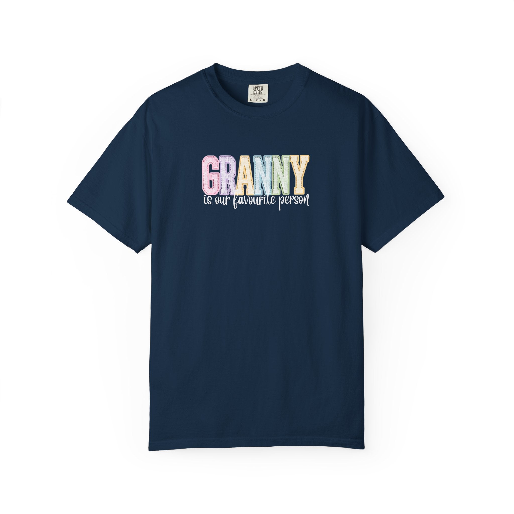 Granny Is Our Favourite Person T-Shirt — Pastel Grandma Gift Tee