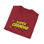 Super Grandad Comic-Style T-Shirt — Father’s Day Gift for Grandpa