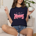 MOMMY Pink Balloon Eyelashes T-Shirt