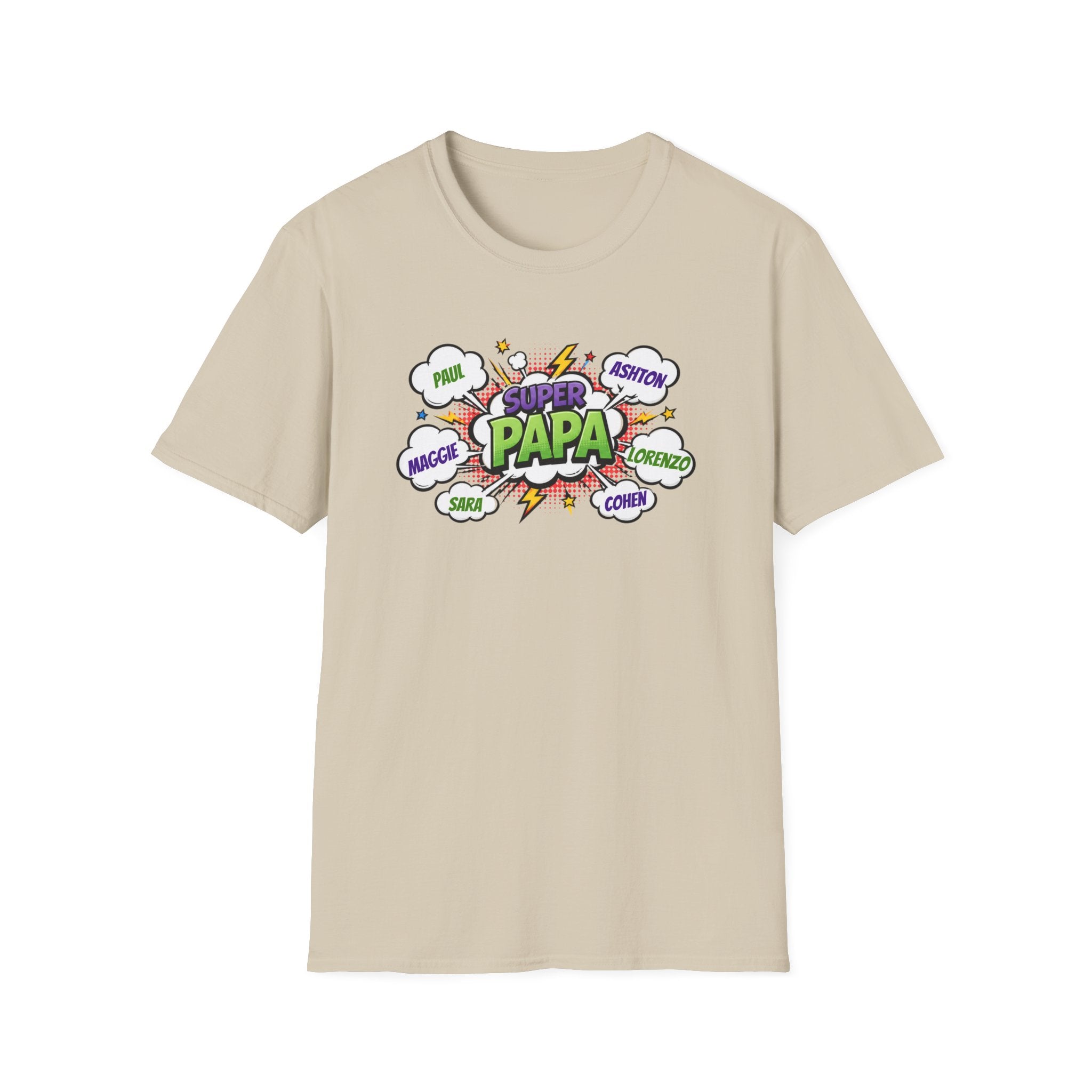 Super Papa Comic T-Shirt — Funny Father’s Day Gift