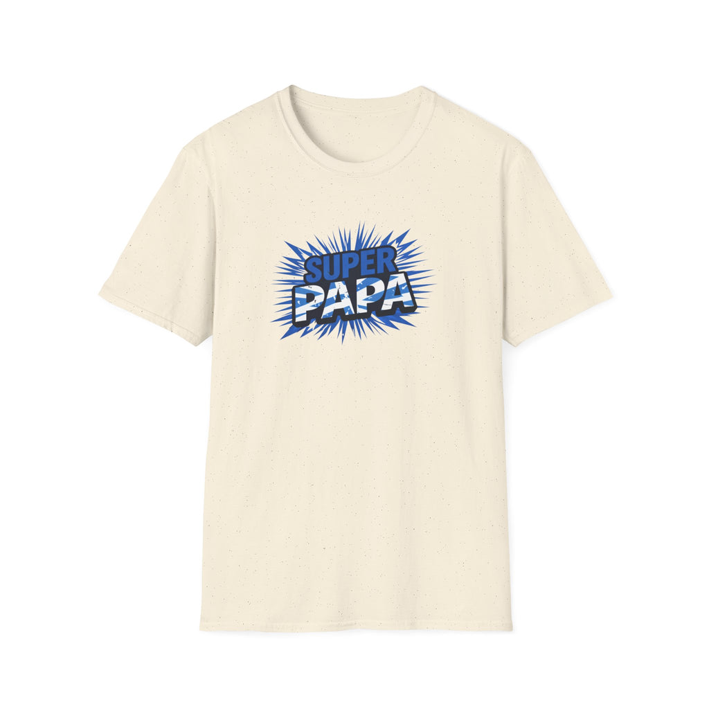 Super Papa Scotland Flag/Scottish themed T-Shirt – Comic Style Father’s Day Gift