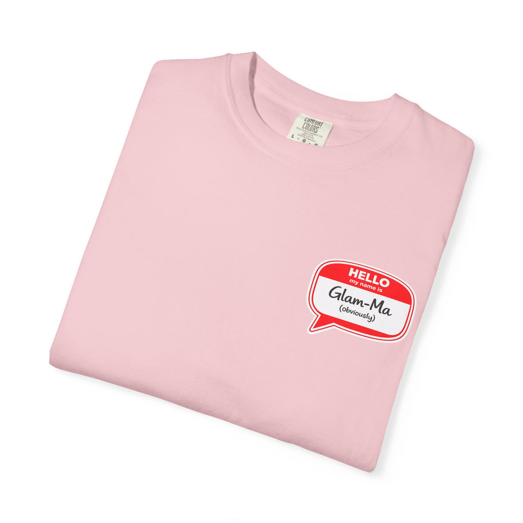 Hello, Classic Glam-Ma Badge T-Shirt