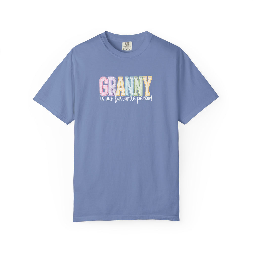 Granny Is Our Favourite Person T-Shirt — Pastel Grandma Gift Tee