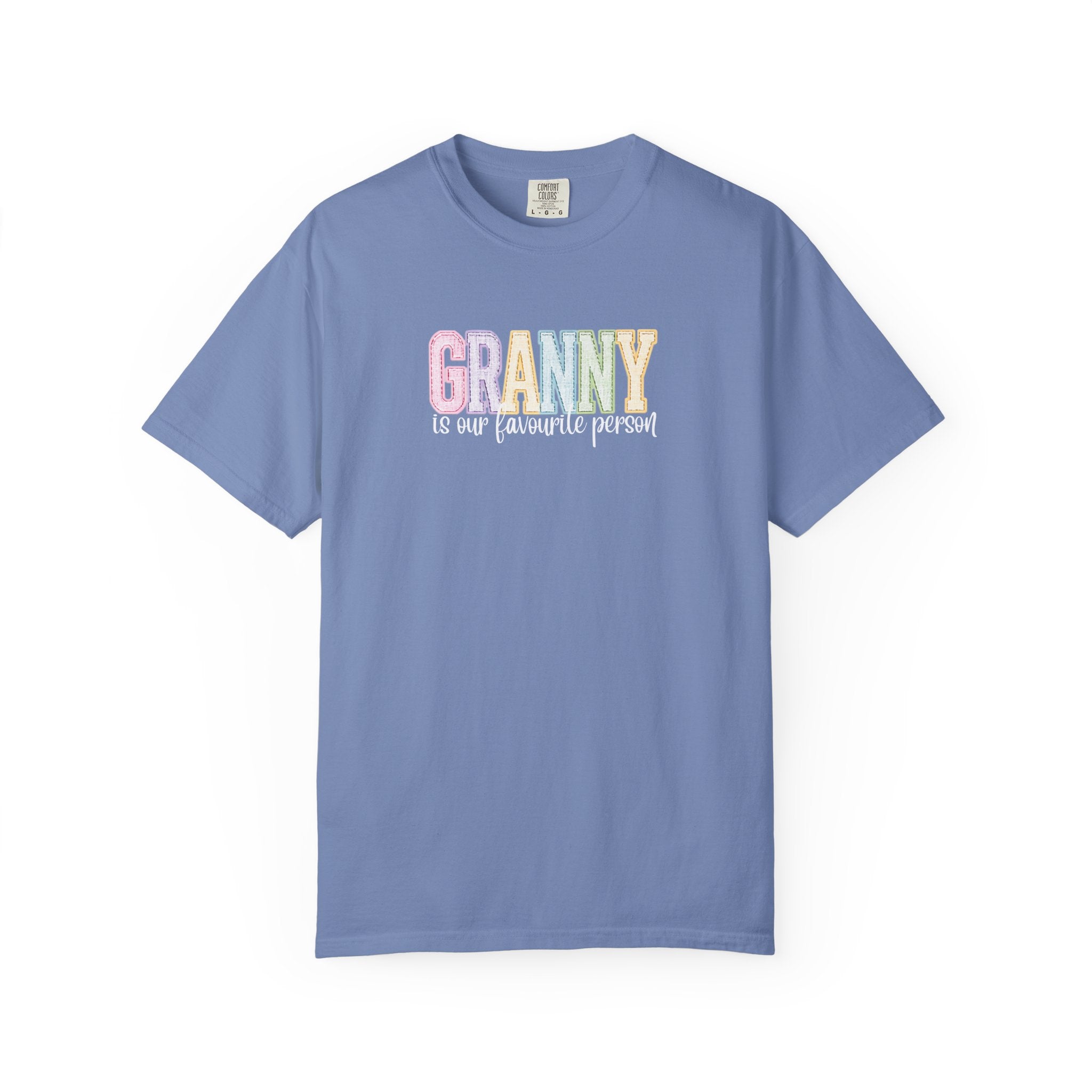 Granny Is Our Favourite Person T-Shirt — Pastel Grandma Gift Tee