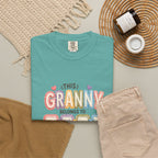 Granny Belongs To Grandkids T-Shirt — Cute Floral Grandma Gift
