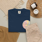 T-Shirt — "Gran Club" Retro Floral Badge Tee