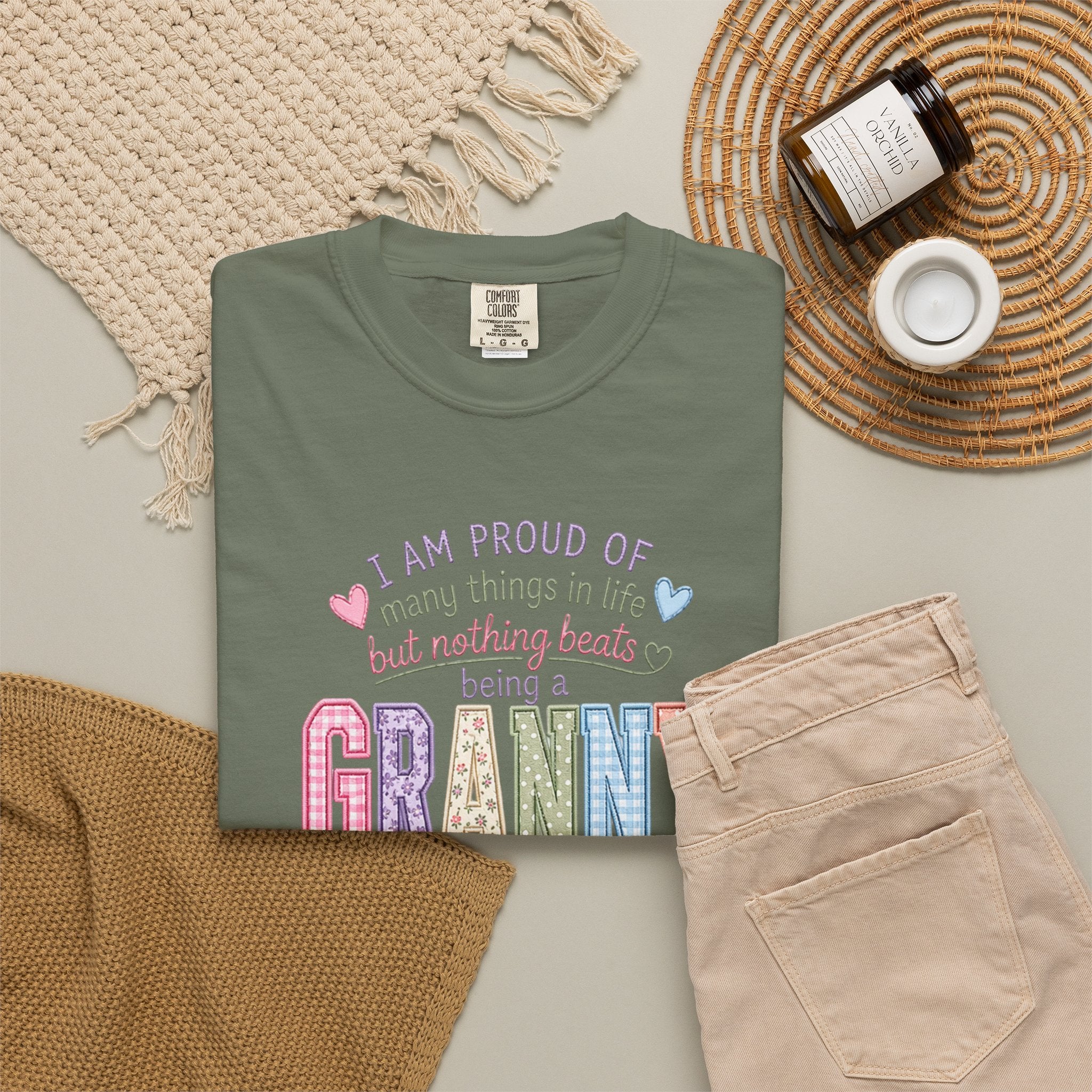 Granny Proud Tee — "I Am Proud of Many Things in Life But Nothing Beats Being a Granny"