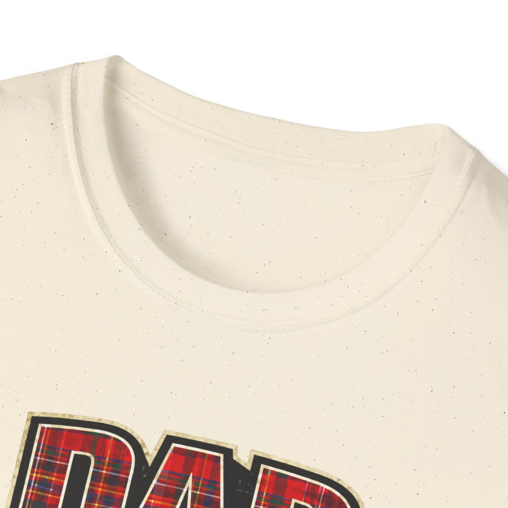 Dad Plaid Design T-Shirt – Rustic Father’s Day Gift
