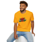 Super Grandad Welsh Flag/Wales themed T-Shirt — Retro Comic Style Father's Day Gift
