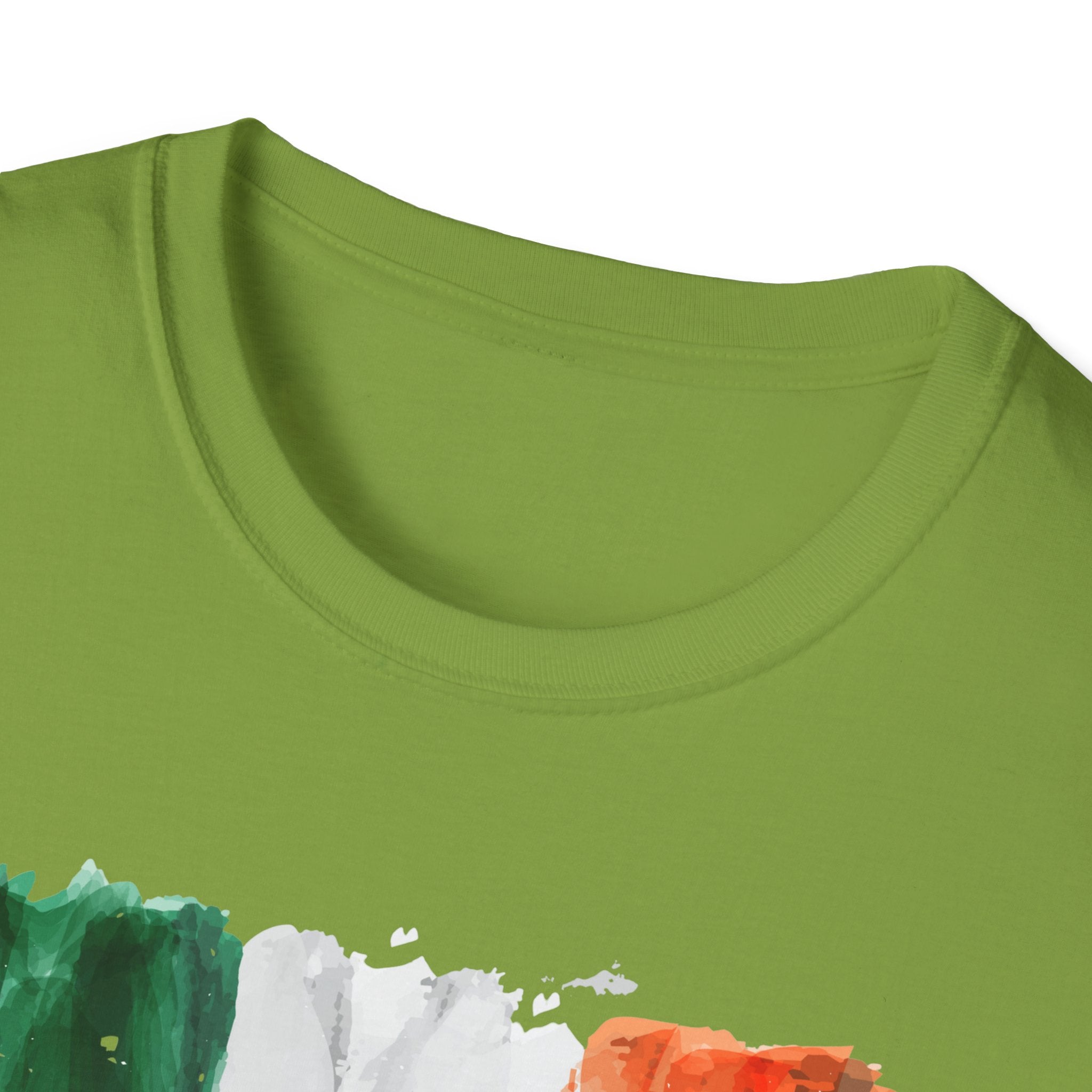 Made in Ireland T-Shirt — Watercolor Irish Flag Tee