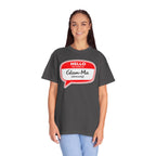 Glam-Ma Name Tag T-Shirt — "Hello My Name Is Glam-Ma (Obviously)" Graphic Tee
