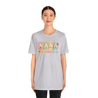 Nana Baby Blocks Tee — Personalized Grandmother Name Shirt