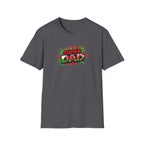 Super Dad Graphic T-Shirt — Wales Flag themed Retro Comic Father's Day Tee