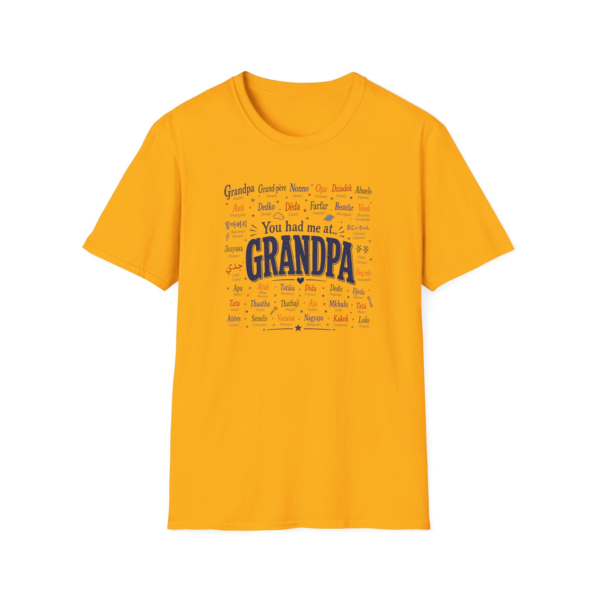 You Had Me at Grandpa T-Shirt — Retro Family Name Gift for Grandfathers