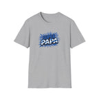 Super Papa Scotland Flag/Scottish themed T-Shirt – Comic Style Father’s Day Gift