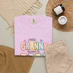 Granny Belongs To Grandkids T-Shirt — Cute Floral Grandma Gift