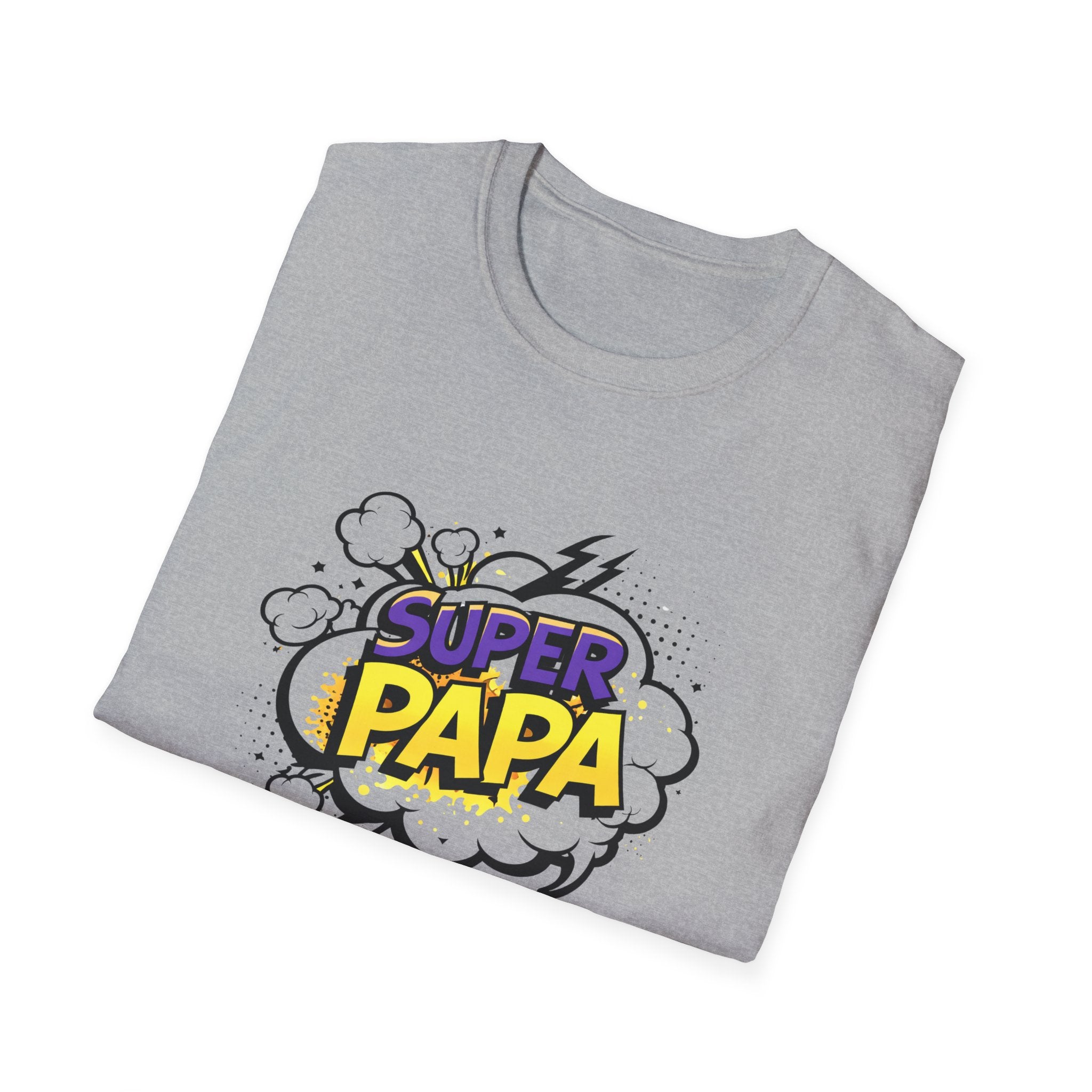 Super Papa T-Shirt — Comic Book Style Father’s Day Tee